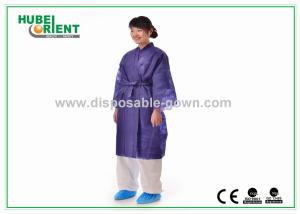 China Female Beauty Coat Disposable Kimono Robe Dark Blue 100 x 140 cm wholesale