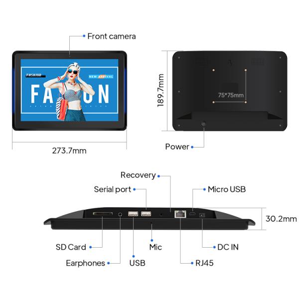 10.1 Inch POE Android Meeting Room Tablet RK3288 2GB RAM