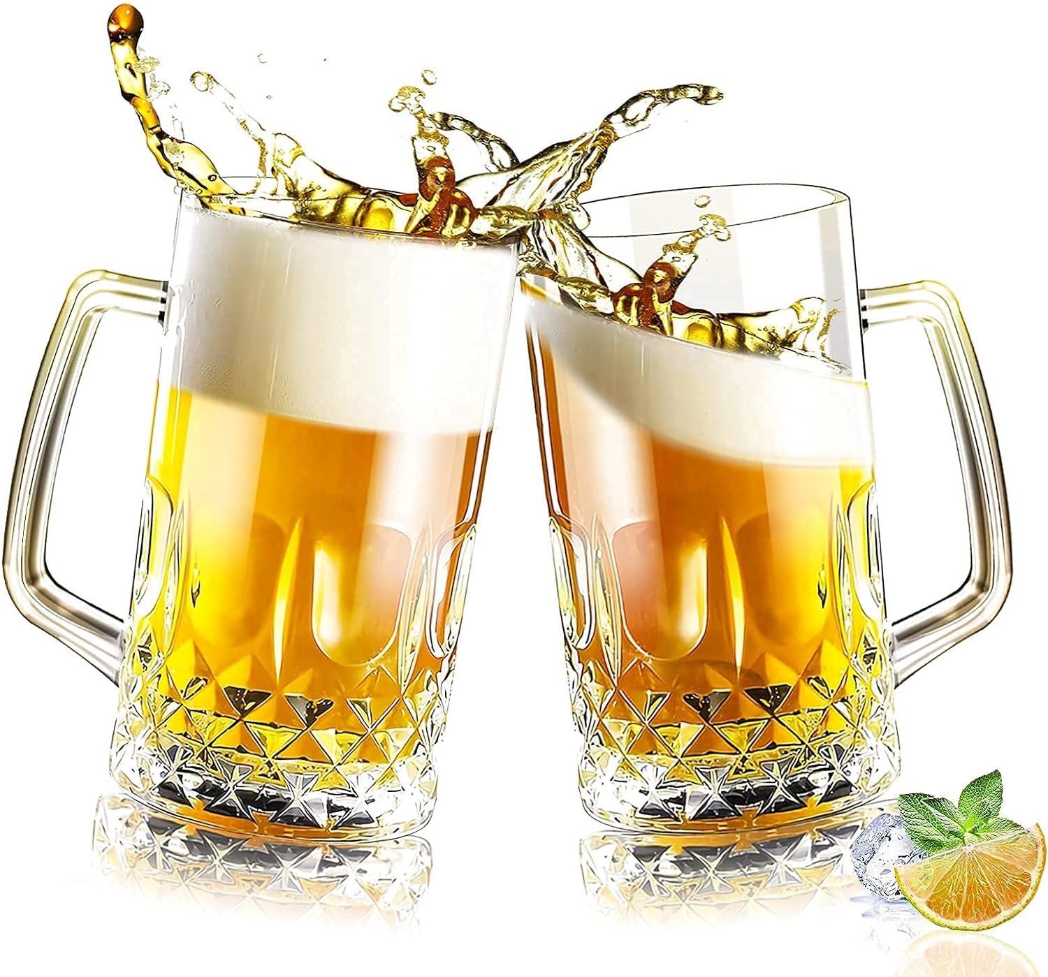 Glass Beer Steins Beer Mugs With Handles