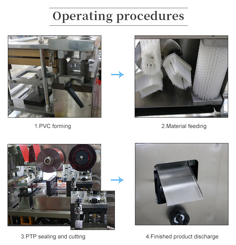 Automatic fill seal liquid blister packing machine