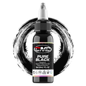 China Easy Coloring 30ML Darkest Black Tattoo Ink REACH Certified wholesale