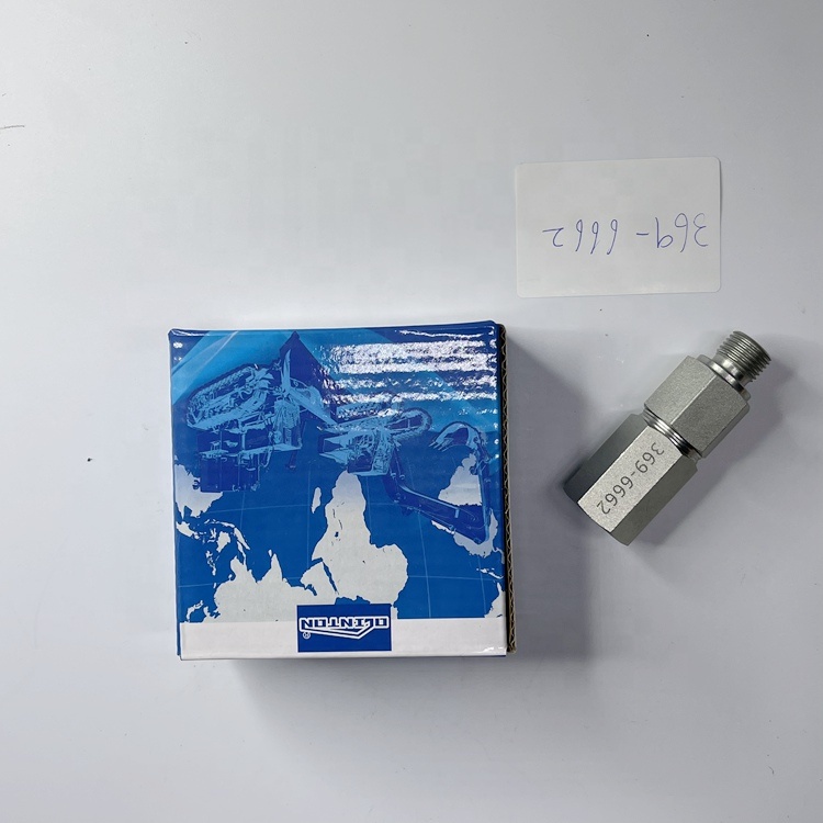 CAT320D CAT330D Excavator Fuel Rail Pressure Check Valve 3696662 for After Service