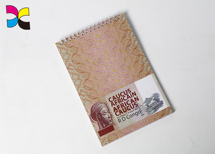 Recycled Exercise Spiral Notebook Printing Art Paper Cardboard Cover Lamination