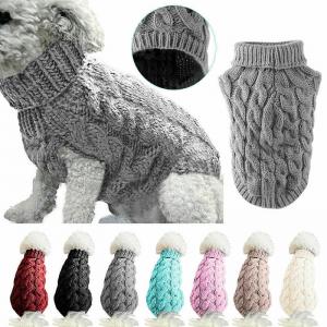 China Fashion Pet Clothes Customized Size Cute Dog Clothes For Autumn / Winter on sale