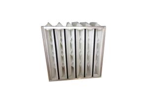 China Aerodynamic Pocket Air Conditioner Furnace Filter Rigid Durable Self - Supported wholesale