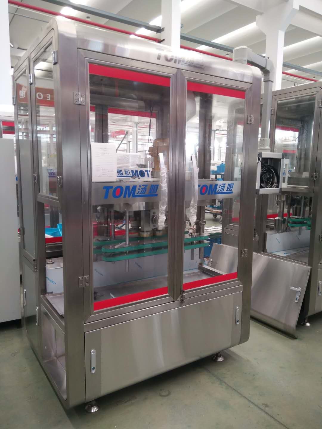 High Speed Automatic Capping Machine 6 Wheels Linear Capping Machine