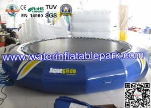 China Exciting Inflatable Water Trampoline , Inflatable Water Park For Lake wholesale