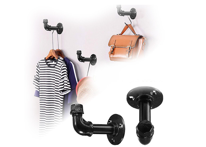Malleable Iron Industrial Pipe Toilet Paper Holder Casting For Home Decoration Furniture