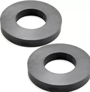 China Hard Ferrite Industrial Strength / Durable Round Ceramic Magnet Rings wholesale