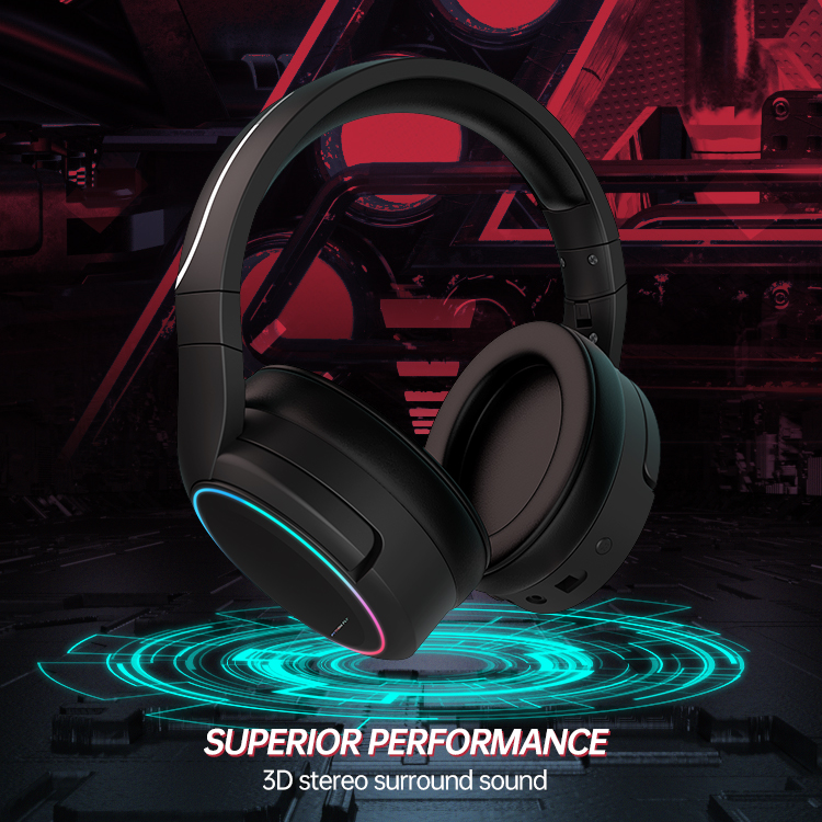 X6 Pro Active Noise Cancelling Gaming Headset Wireless For PC And Mobile Phone