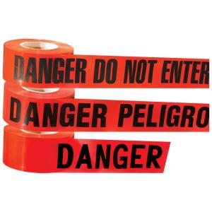 China Red Danger Tape Material Polyethylene Plastic Barrier Tape wholesale