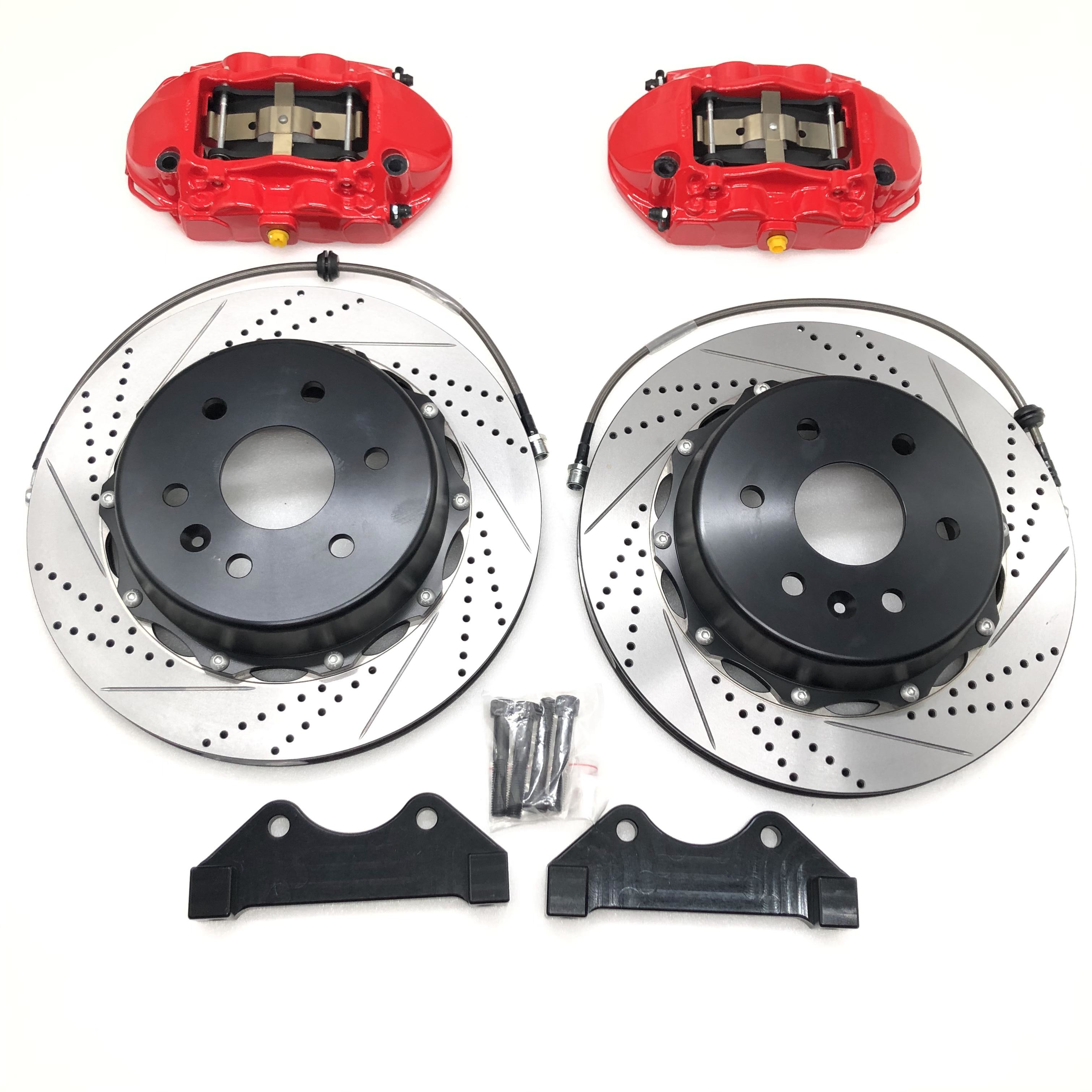 JKGT4 Auto 4 Pot Brake Kit Rear Iron HT250 380*28mm 19in Wheel