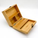 Bamboo Boxes Customized Laser Logo Wooden Bamboo Boxes Wood Storage Gift Box