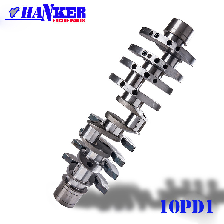 Isuzu 10PD1 Engine Parts Crankshaft Stock with High performance hardness
