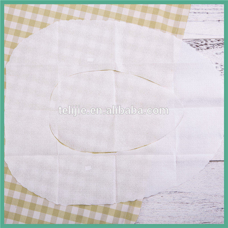 PE Film White 50gsm Disposable Loo Seat Covers Foldable