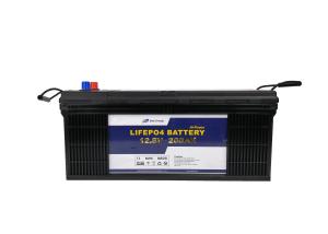 China 12V 200Ah Rechargeable Solar Power Lithium Battery For Camper Trailer wholesale
