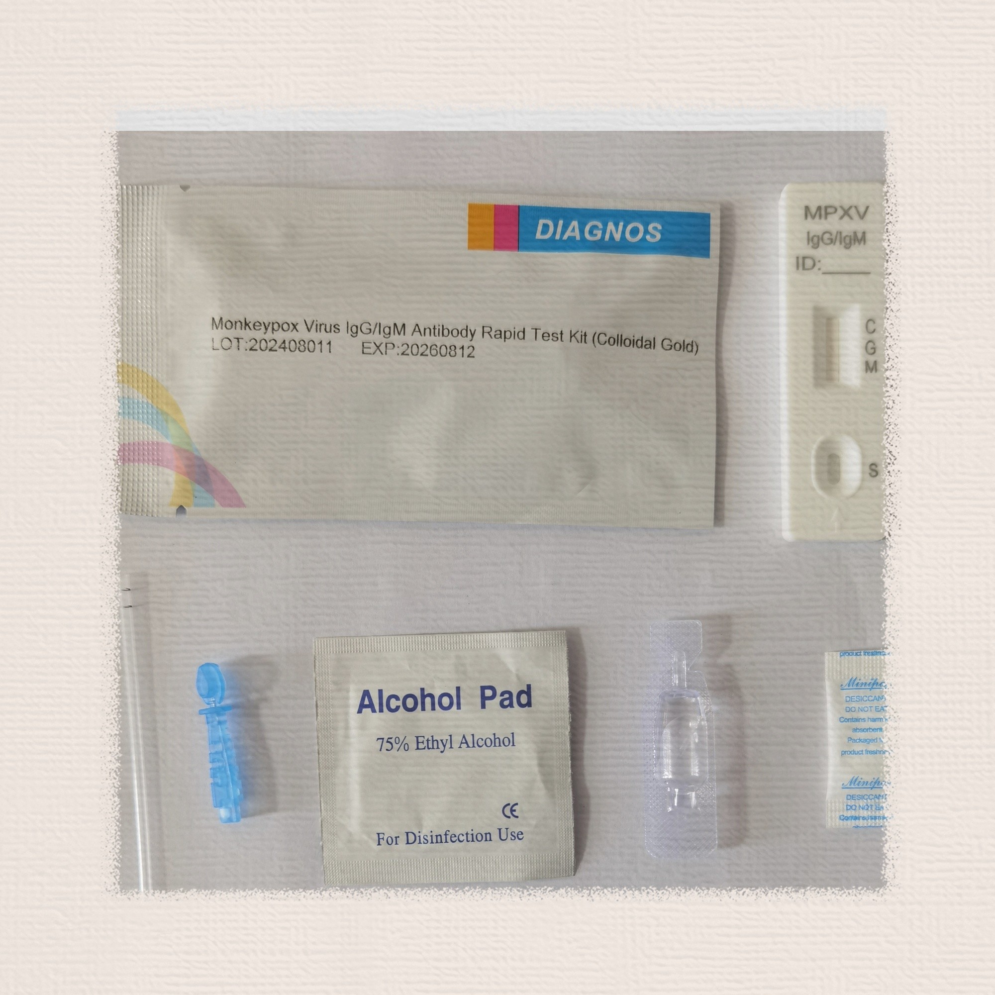 One Step Diagnose Reagent Monkeypox Virus Rapid Test For Human Home Use