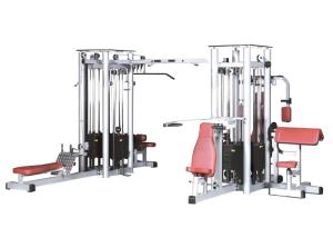 China Commercial Multi Station Workout Machine Comfortable Back Pad OEM Service wholesale