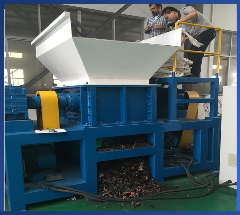Cardboard Shredder Double Shaft ShredderWaste Shredder Machine With CE Certificate Industrial Paper Shredder
