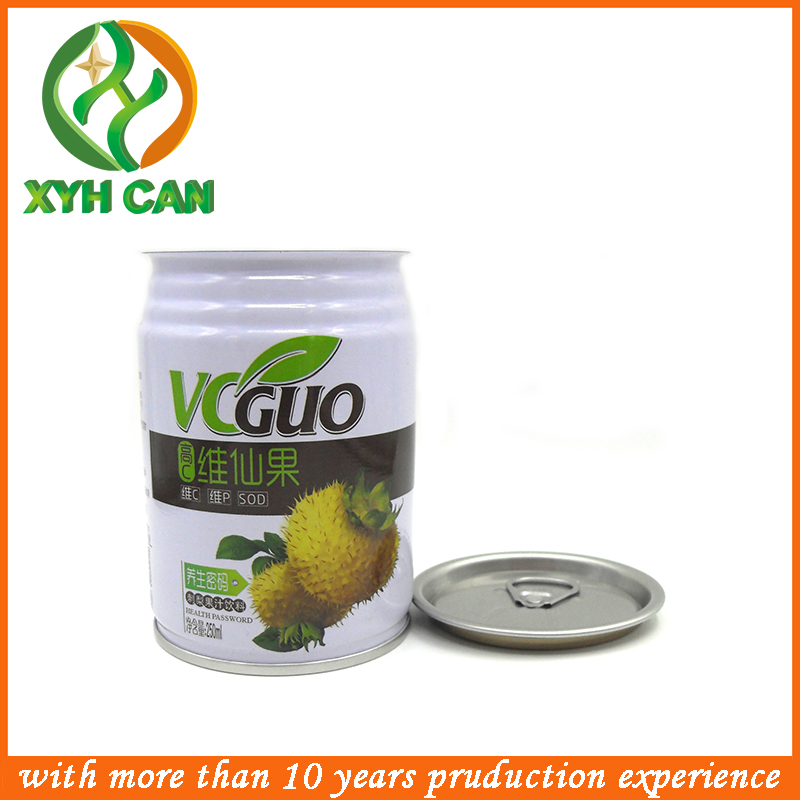 Beverage Tin CanRound Tin Containers For Food Packaging Embossing Printing