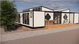 China 20FT Prefabricated Container House Bookstore Laterally Opened wholesale