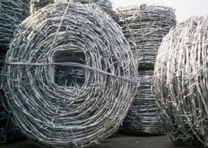 China Hot Dipped 1.7mm Twist Double Wire Galvanized Razor Wire wholesale