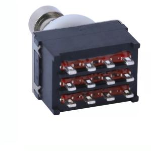 China 0.8mm Normally Closed Momentary Footswitch 4PDT 12 Pin Toggle wholesale