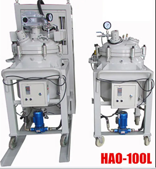 Thin Film Degassing Vacuum Mixing And Injection Device OF APG Process