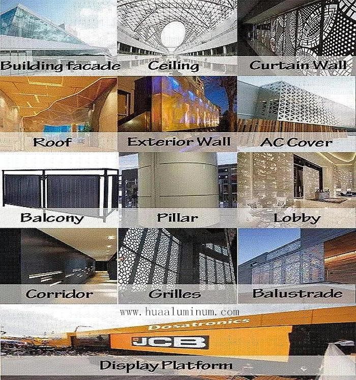 Anti Ultraviolet Aluminium Composite Panel Wall Cladding CE Approved