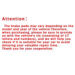 For Rolls Royce Phantom Coupe RR3 2007-2016 Front Brake Pads OEM 34116763652