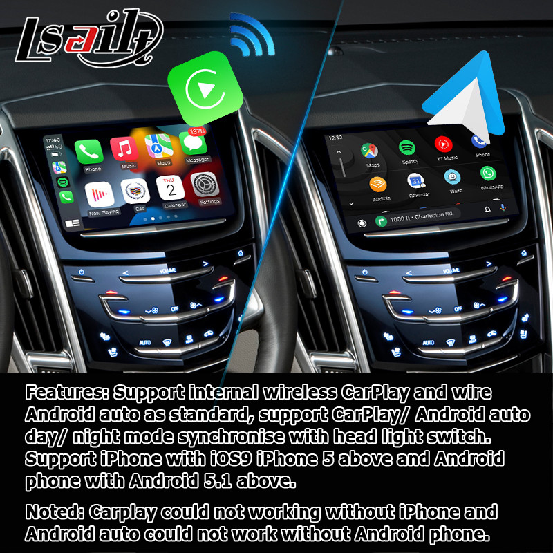 Cadillac SRX CUE carplay android auto interface Car Multimedia Navigation System