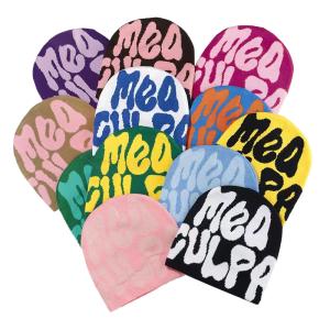 China Fashion Acrylic Polyester Wool Knit Beanie Hats for Men Women wholesale