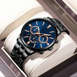 China OEM Men'S Quartz Watch Luminous Stainless Steel Water Resistant wholesale