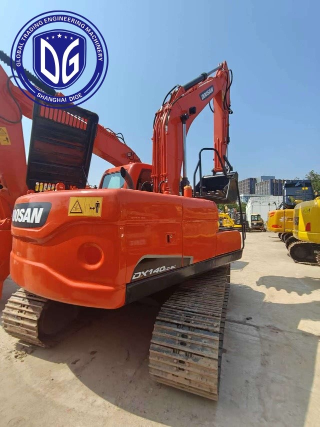 Doosan DX140 With excellent power durability and high efficiency Korean Doosan DX140 Large Excavator