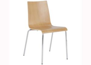 China 82.5cm Modern Dining Chair with Electroplate Metal Legs wholesale