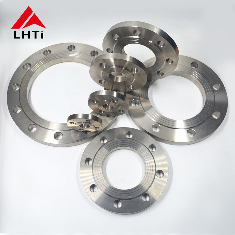 Titanium Welding Flange Polished Surface Treatment for Industrial Applications ISO Certified