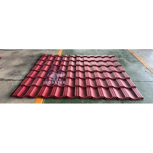 6 rib trapezoidal and glazed tile double layer roll forming machine for Slovakia