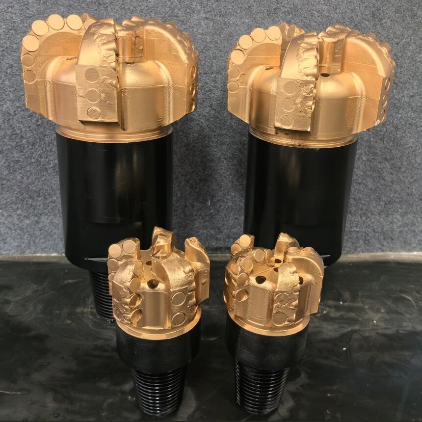 Customized 5 Wings Pile Foundation Geological Drilling Steel Body PDC Diamond Bit For Drilling