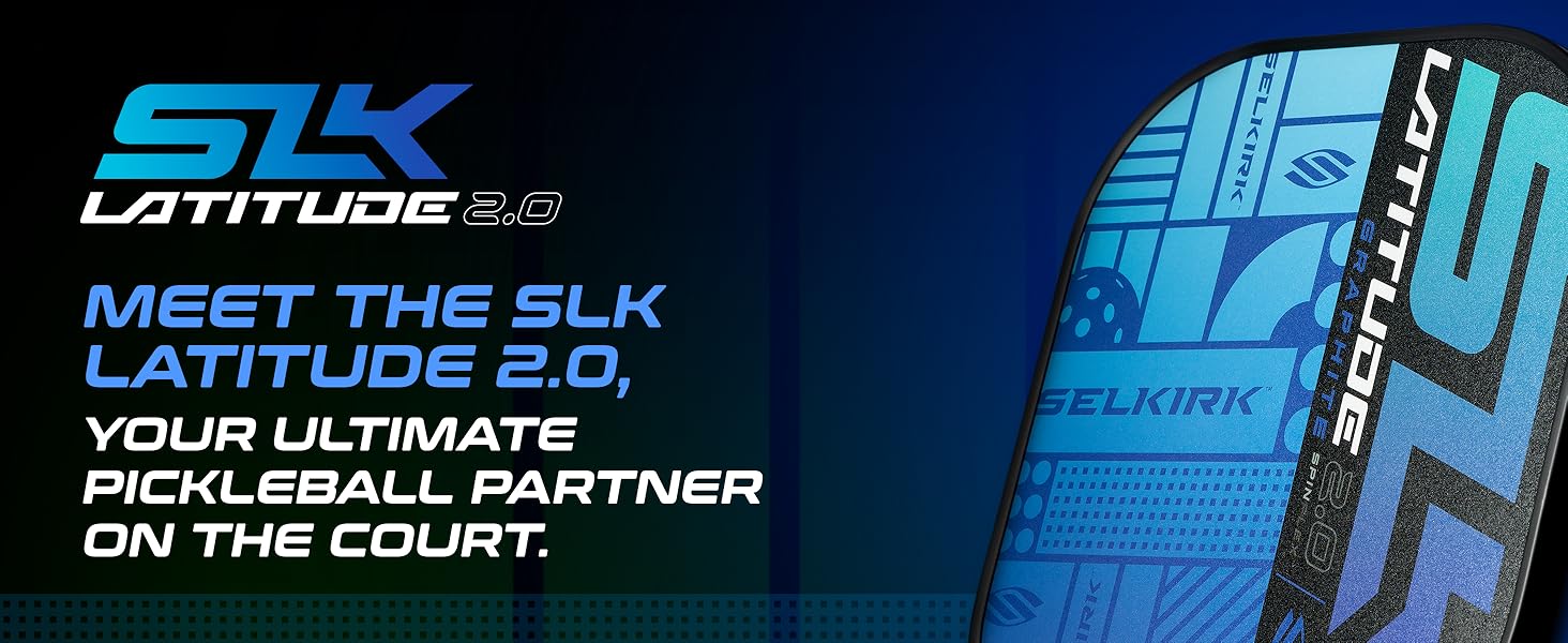 SLK Latitude 2.0, your ultimate pickleball partner on the court.