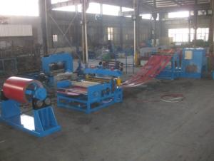 China Galvanized Steel Slitting Lines Slitter Rewinder Machine 10T Coil Weight wholesale