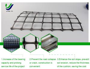 China Foundation Reinforced Biaxial Plastic Geogrid Ecological Protection Material wholesale