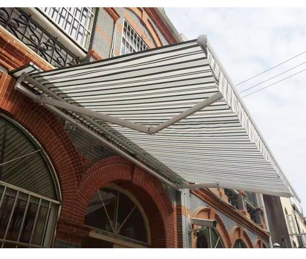 Stores Remote Waterproof Retractable Awning Restaurants Smart outsunny retractable awning