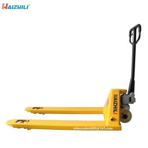 China 2500kg Hand Pallet Lifter With Nylon / PU Wheels wholesale