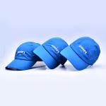 Blue Adjustable Snapback Nylon Webbing Metal Buckle Cotton Nylon Polyester Golf