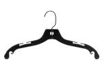 Betterall Black Durable Notches Closet Complete Plastic Hangers