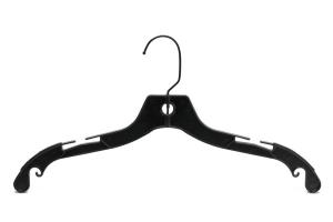China Betterall Black Durable Notches Closet Complete Plastic Hangers wholesale