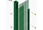 Anti Resistant Clear Vu Fence Panels / Clearvu Fencing Highly Attractive