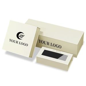 China Customized Crystal Pendant Earring Bracelet Jade Bracelet Necklace Jewelry Magnetic Box wholesale