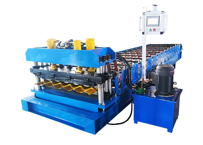 Aluminium Color Steel Roll Forming Machine 1050 Model