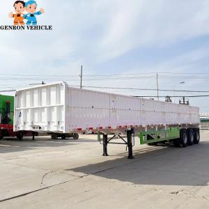 China Heavy Duty 40-60 Tons Side Wall Semi Trailer For Zambia wholesale